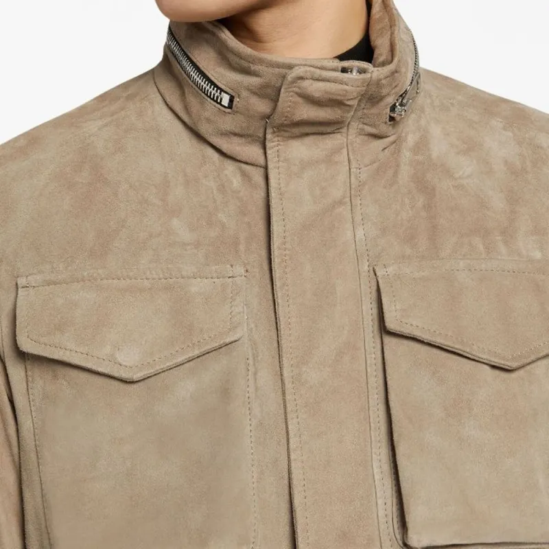 Giuseppe Zanotti Sylhas Suede Jacket-4