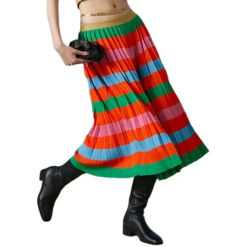GUCCI Striped Skirt-3
