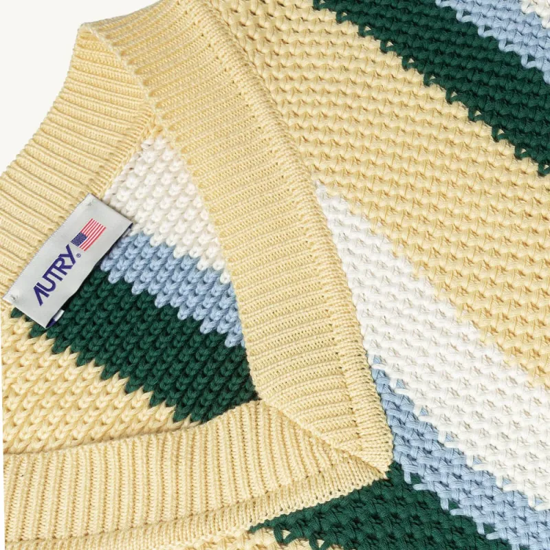 AUTRY V neck Knitted Vest-3