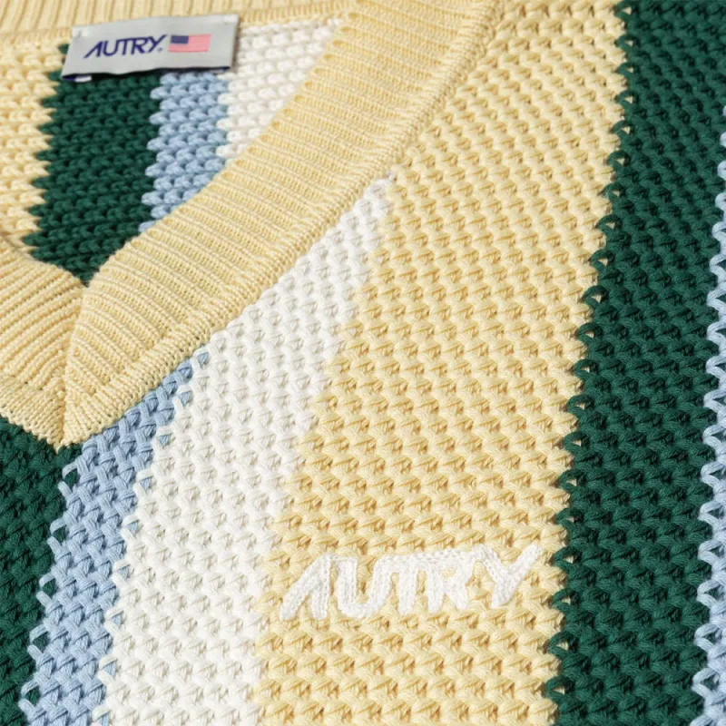 AUTRY V neck Knitted Vest-2