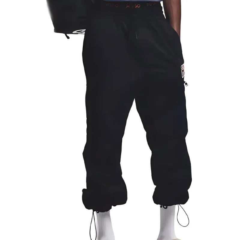 HUGO BOSS SS24 Casual Pants Men's Black-3
