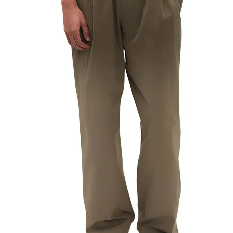 LA GARCONNE SS24 Casual Pants Men's Khaki Green-3