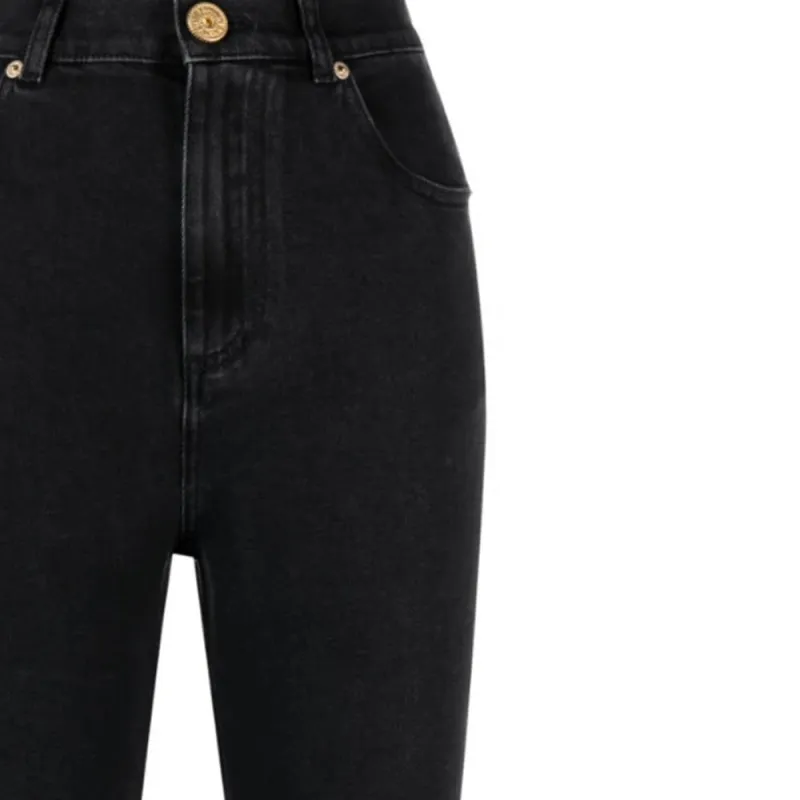 BALMAIN High rise Skinny Jeans-4