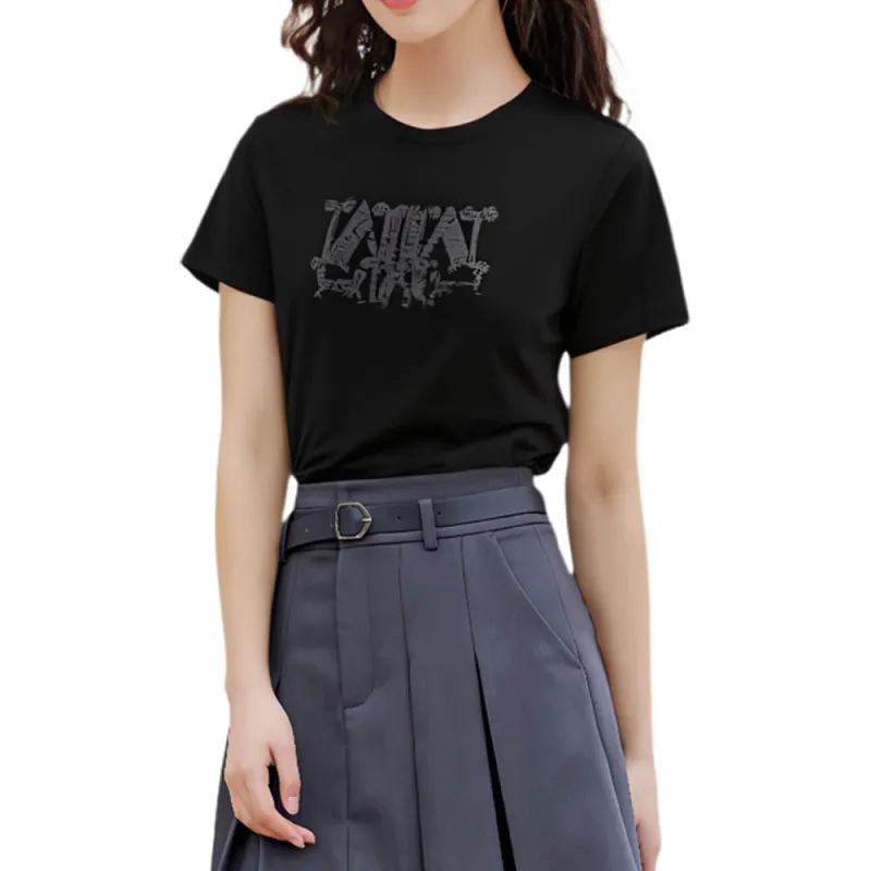 MaxMara Logo Embroidered Crewneck T Shirt-4