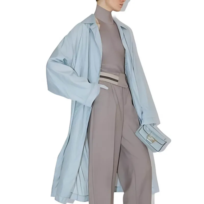 FENDI Ff Jacquard Belted Trench Coat-3