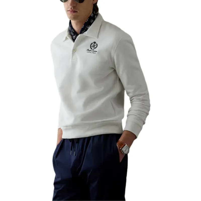 Ralph Lauren Purple Label Polo Shirt Men's White-2