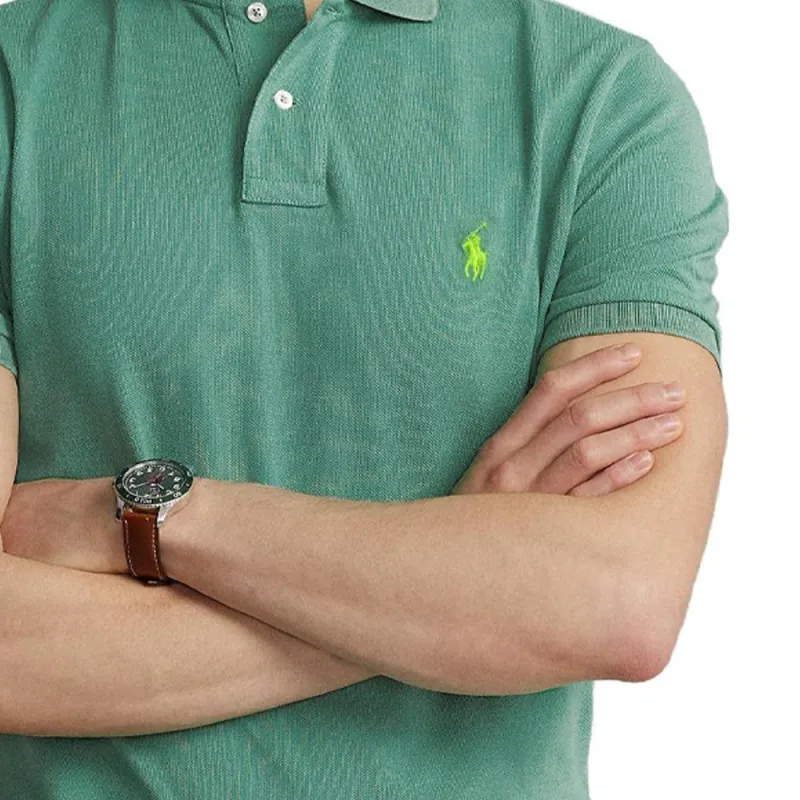 Polo Ralph Lauren SS23 Polo Shirt Men's Blue Green-2
