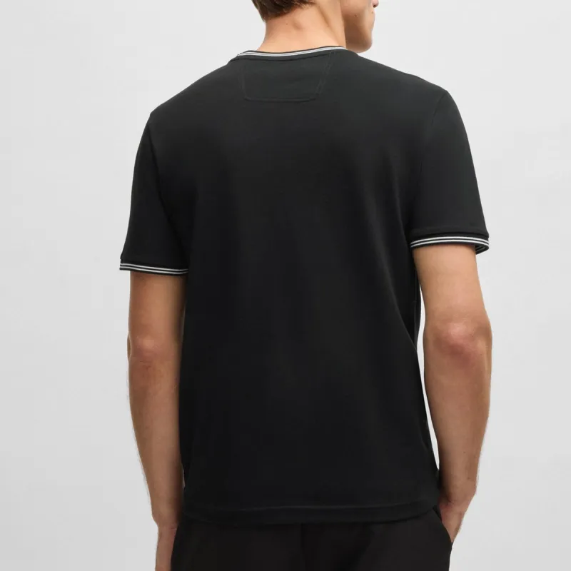 HUGO BOSS T Shirts Men Black-3