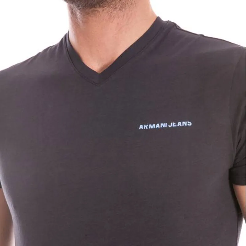 ARMANI JEANS T Shirt Men's Brown-3