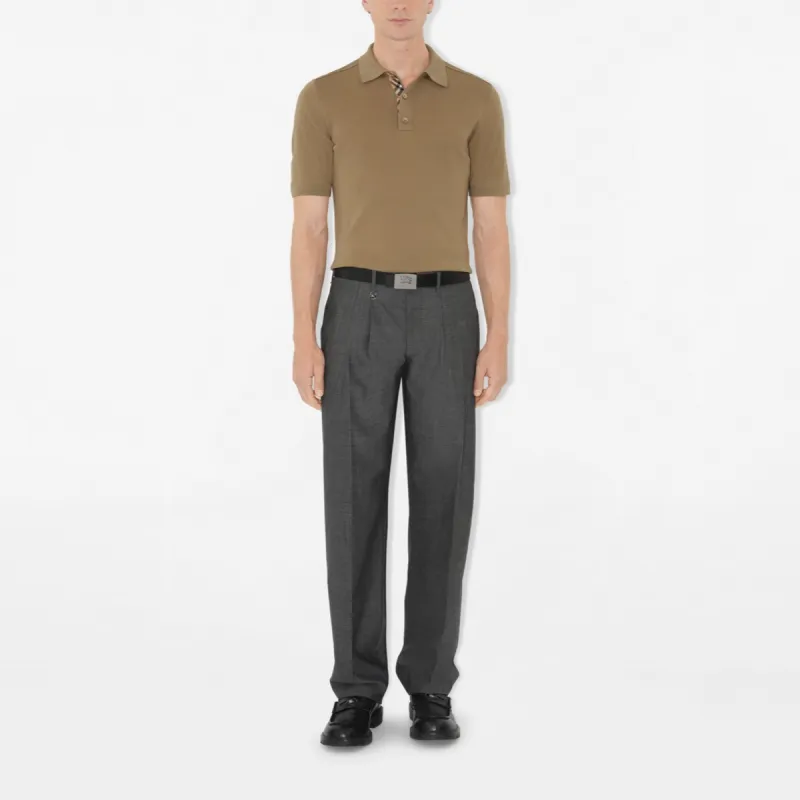 Burberry SS25 Polo Shirt Men's Linen-1