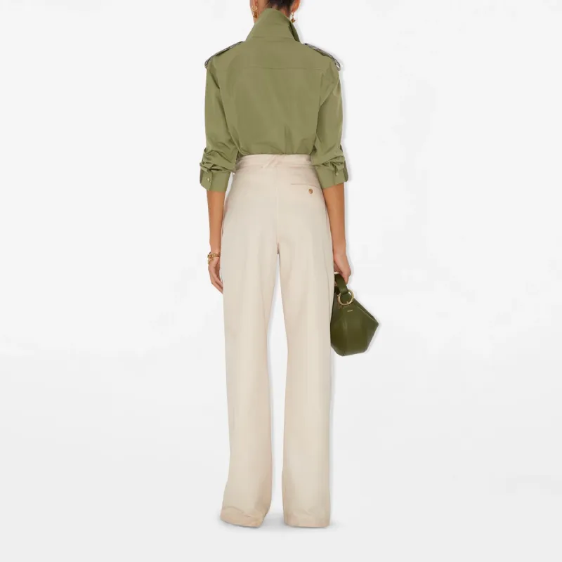 Burberry SS25 Shirt Women's Green-3