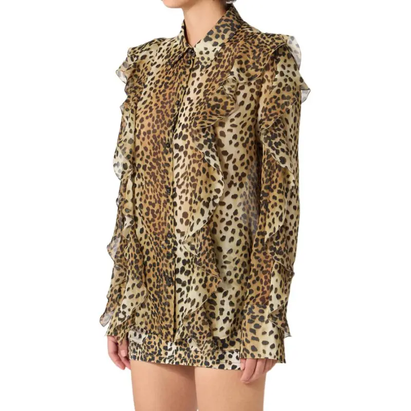 Blumarine Animal print Shirt-4
