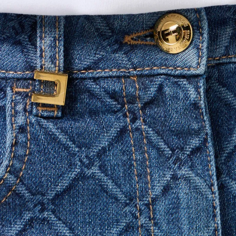 Elisabetta Franchi Logo plaque Shorts-4