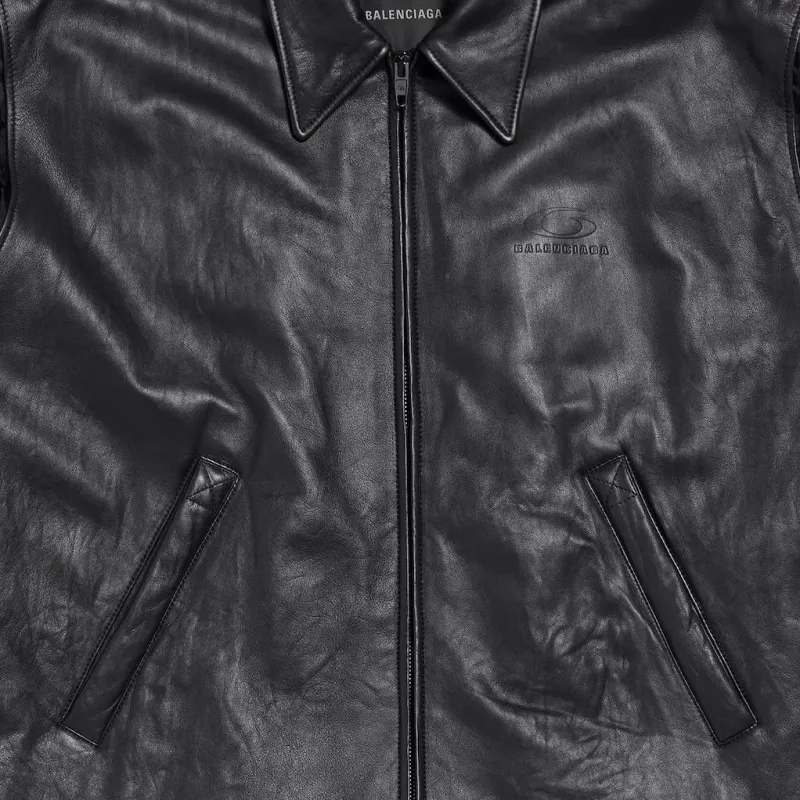 Balenciaga Vest Regular Fit Men's Black-2