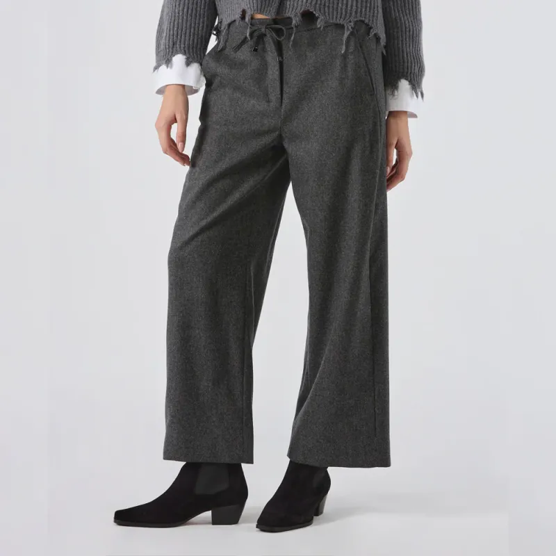 'S MAX MARA Floria Drawstring Wide Leg Pants-3