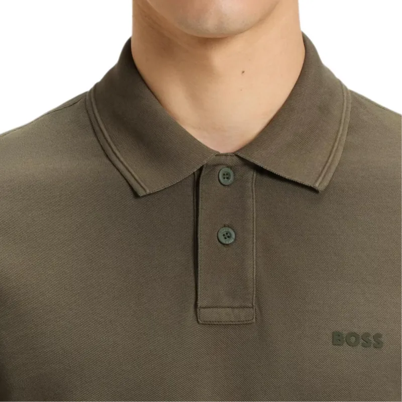 HUGO BOSS Polo Shirt Men's Khaki-4