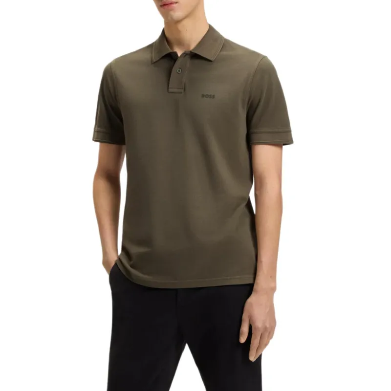 HUGO BOSS Polo Shirt Men's Khaki-3