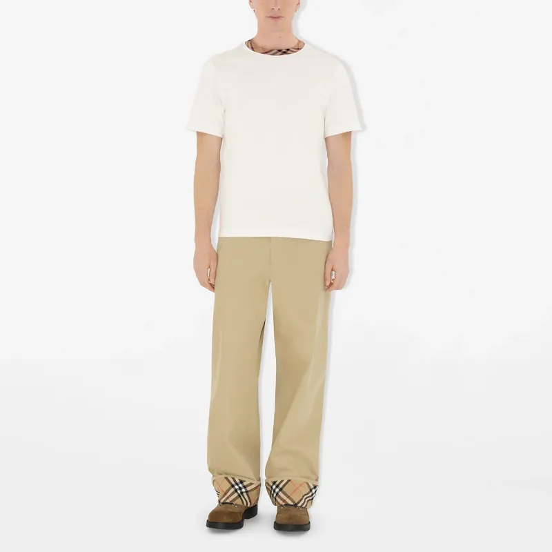 Burberry SS25 Casual Pants Men's Khaki-1