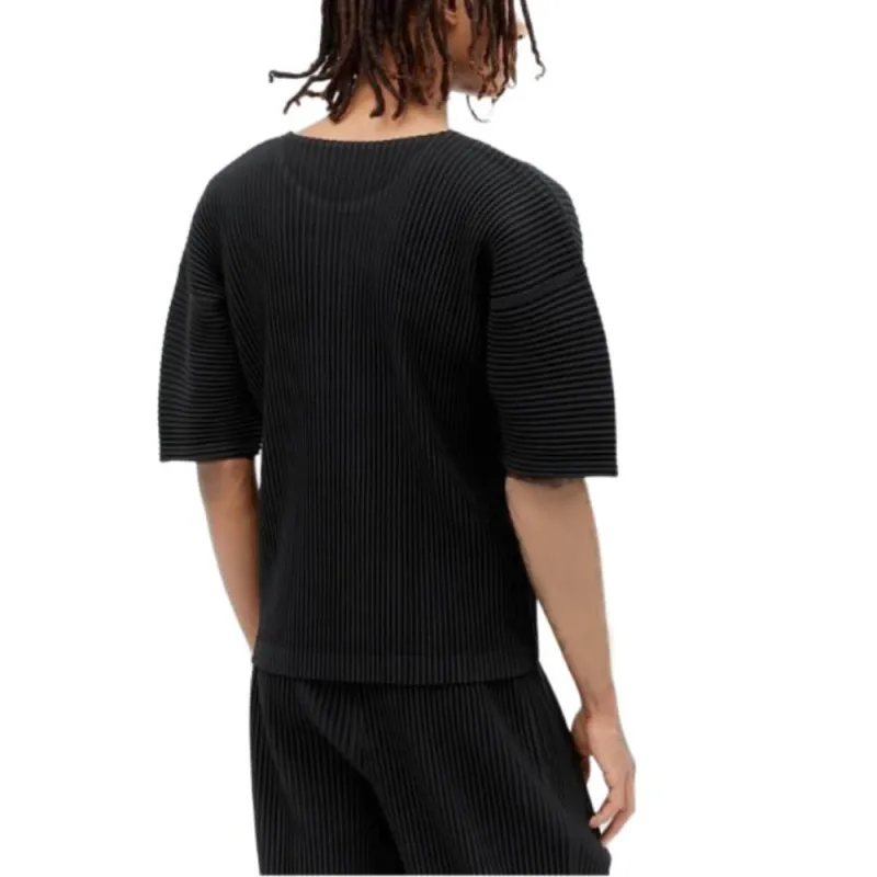 ISSEY MIYAKE Crewneck Short-Sleeved T-Shirt-4
