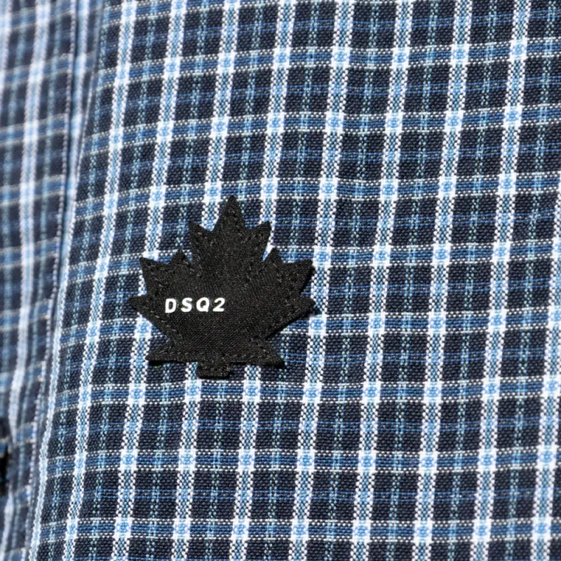 DSQUARED 2 Plaid Pattern Shirt-4