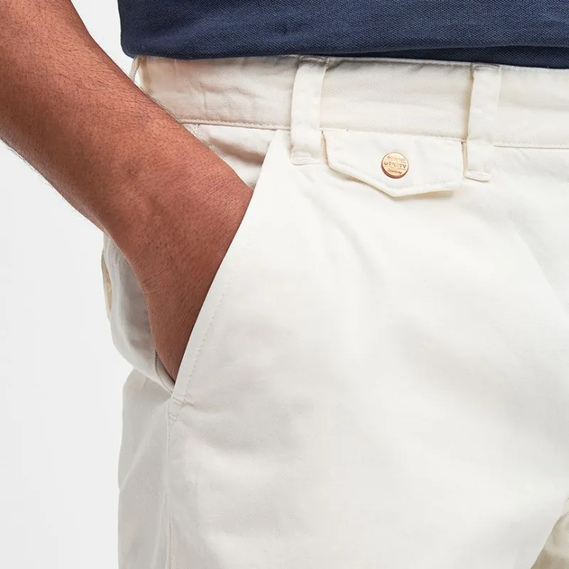 BARBOUR Casual Shorts Men's White-4