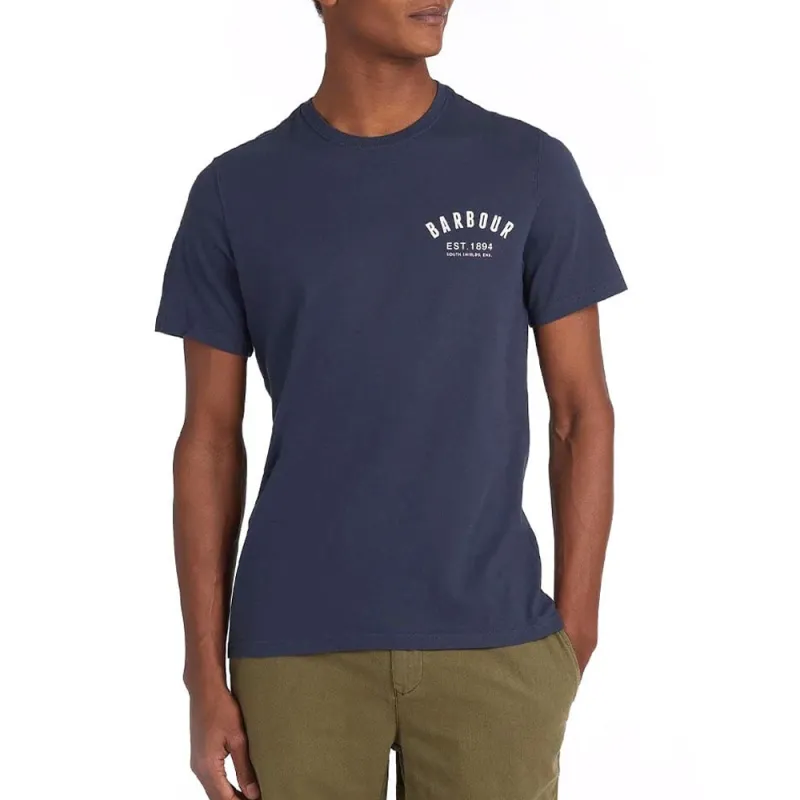 BARBOUR Logo print Cotton T shirt-2
