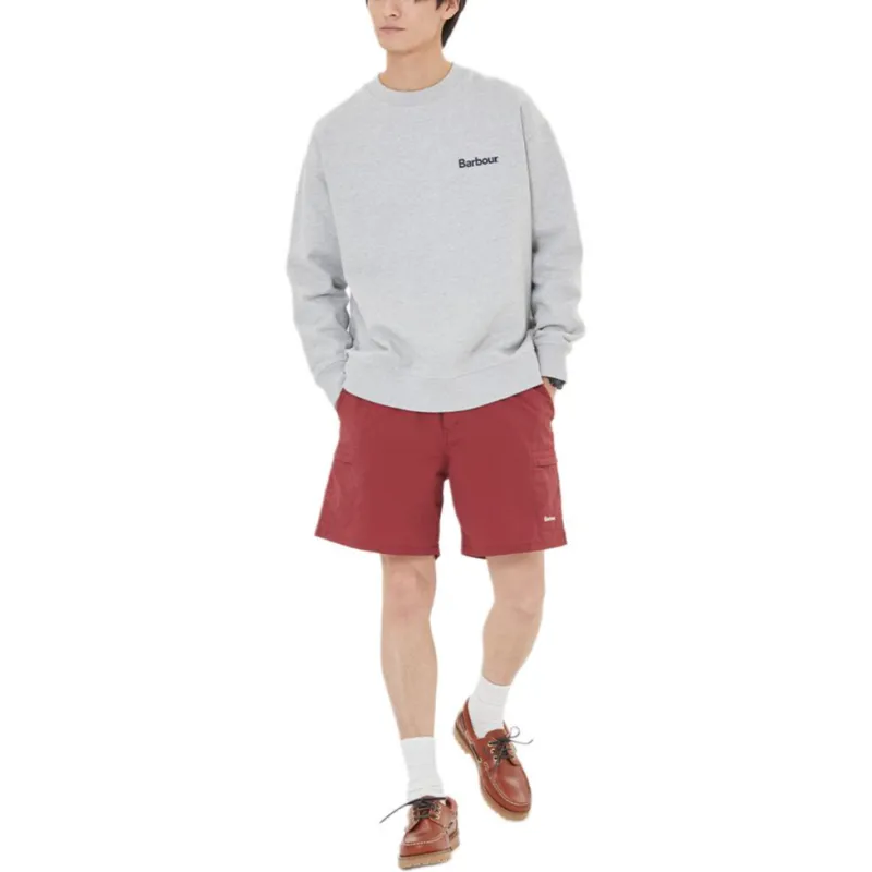 BARBOUR Casual Shorts Men's Burgundy-2
