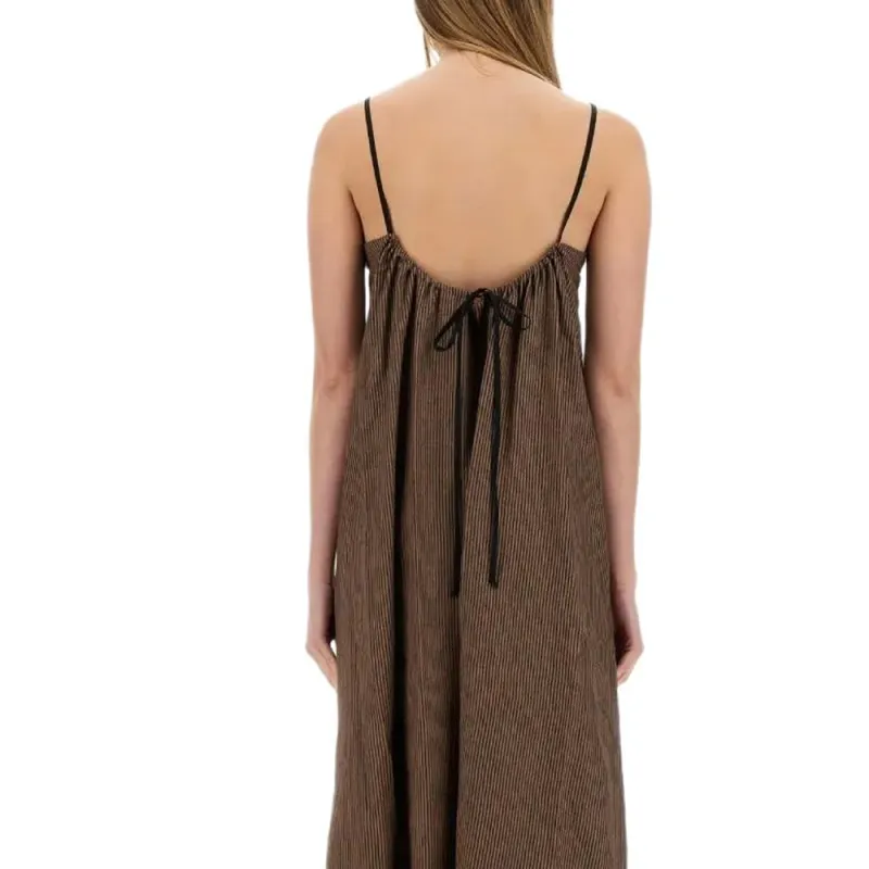 ALYSI Slip Dresses Women's Brown-4