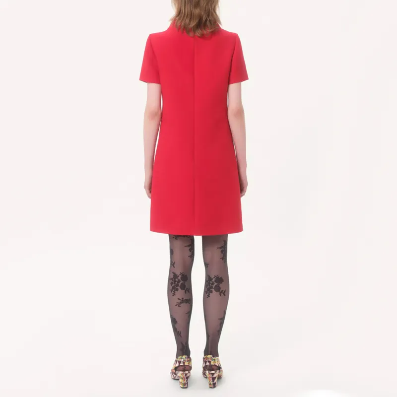 Valentino Crepe Mini Dress-2