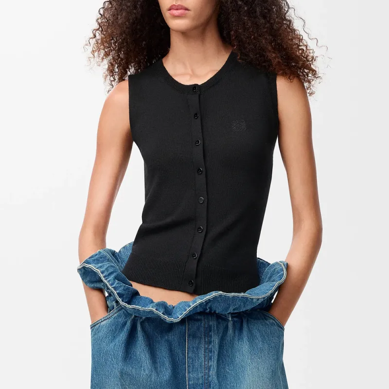 LOEWE SS25 Tank Top Women's Black-2