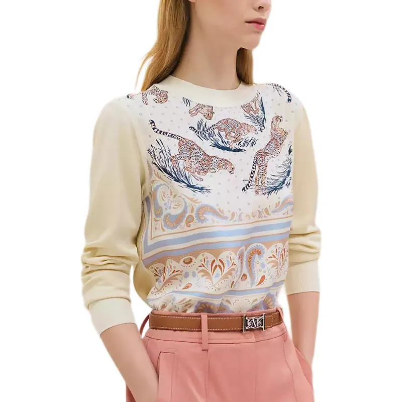 HERMES Knitwear Women's White Salt-2