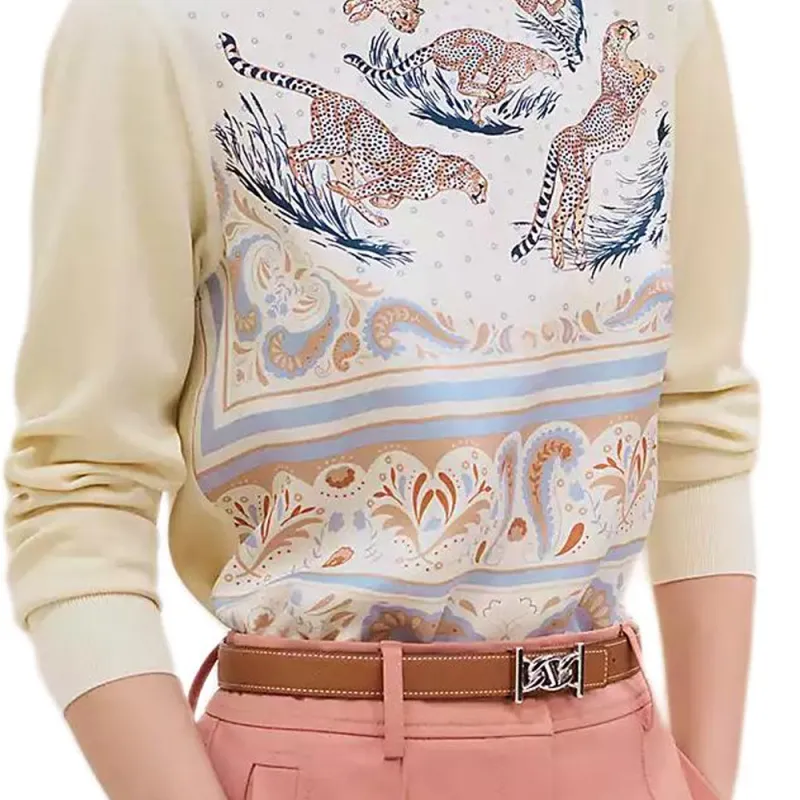 HERMES Knitwear Women's White Salt-3