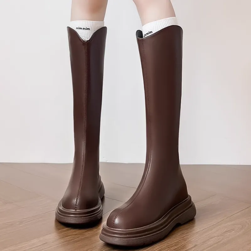 A Poinsettia Princess Knee high Boots Women's-5