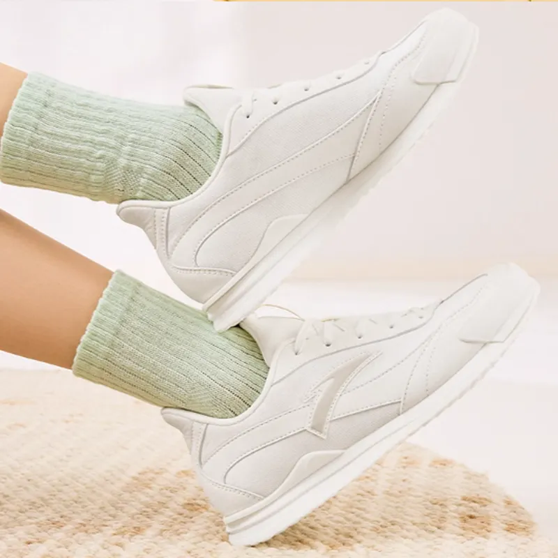 Anta Abrasion Resistant Low Top Casual Shoes Women's White-2