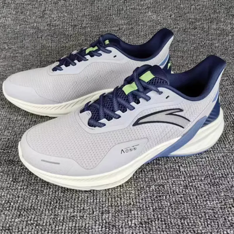Anta DuCi4 Anti-Slip Wear-Resistant Low-Top Running Shoes Men's Gray-2