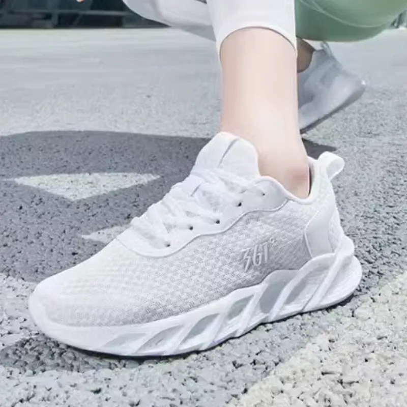 361° Cushioning Low Top Running Shoes Women's Transparent Pink-2