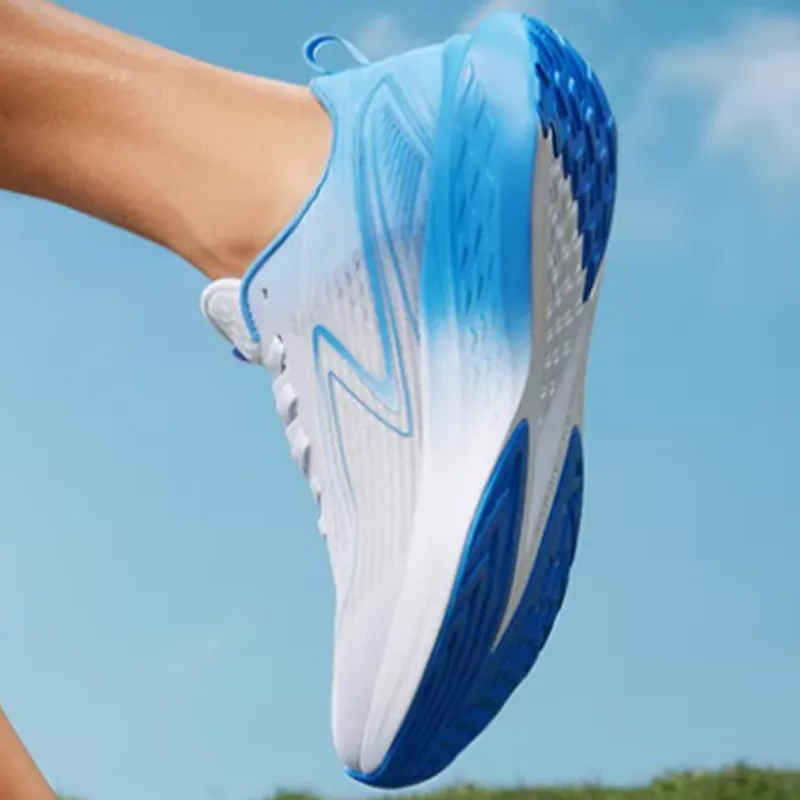 361° Flying Fish 3.0 Cushioning Breathable Low-Top Casual Running Shoes Men's White Blue-2