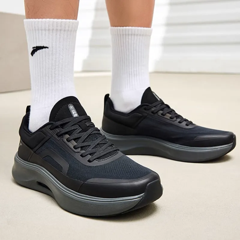 Anta Divine Pro Slip-Resistant Low-Top Running Shoes Men's Black-3