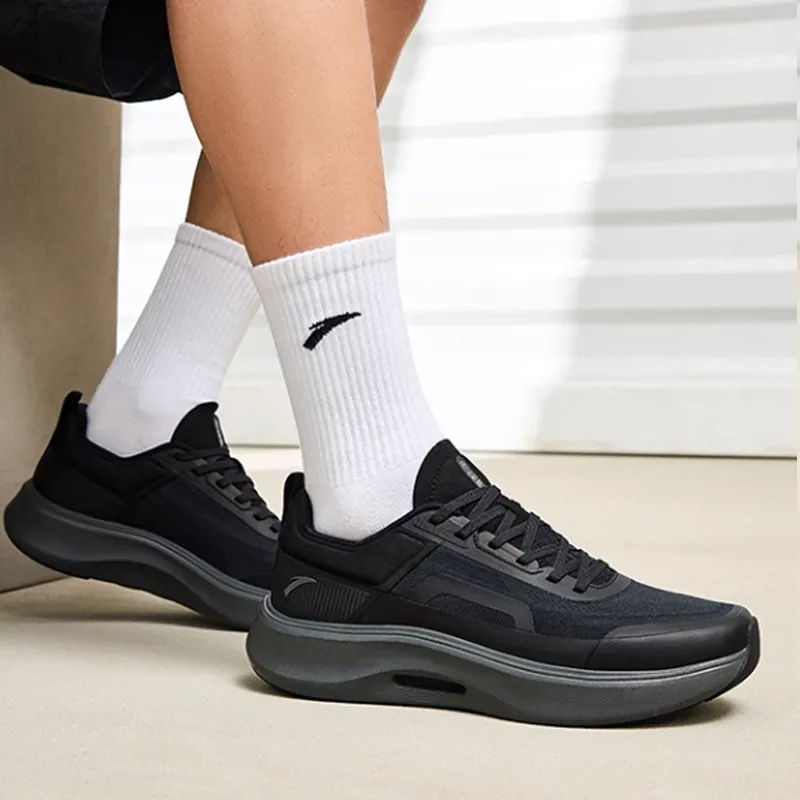 Anta Divine Pro Slip-Resistant Low-Top Running Shoes Men's Black-2