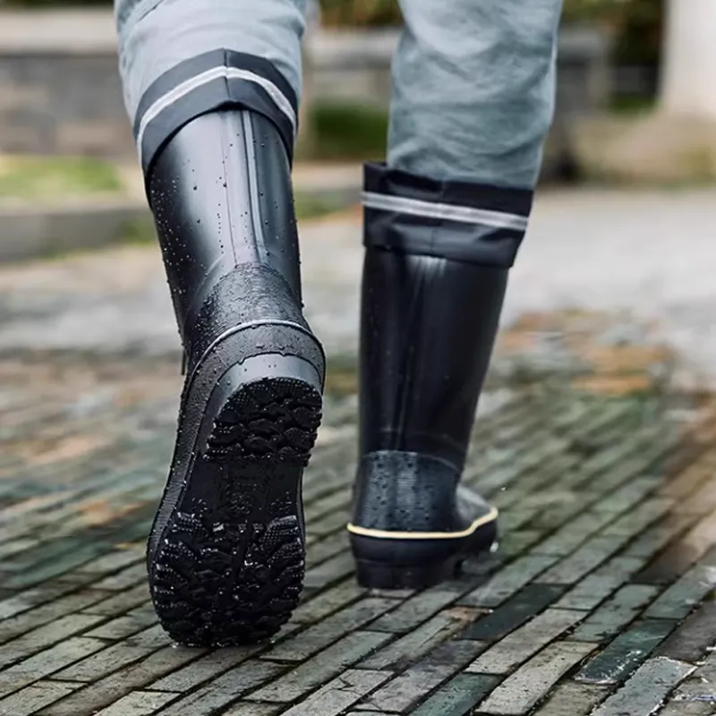 WARRIOR Rain Boots Men Black-3