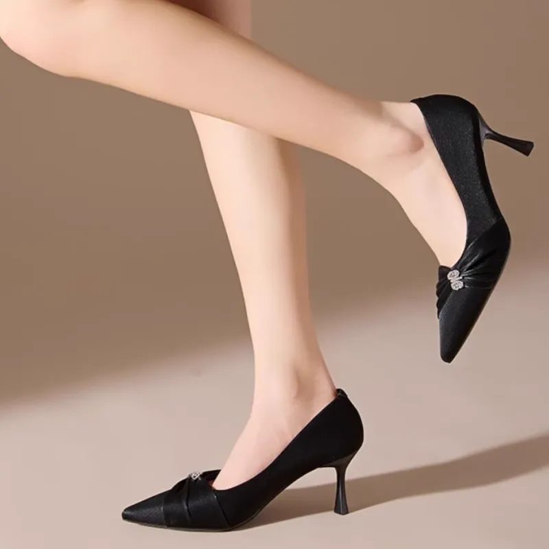 FESOUNE Slim Heel High Heels Women's-1