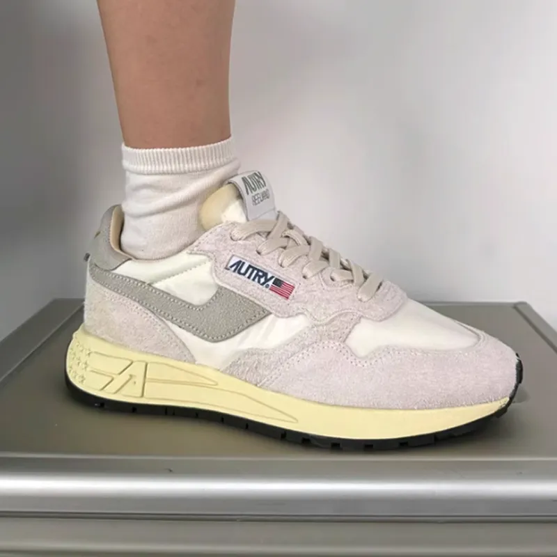 AUTRY Reelwind Low White Silver Women's-3