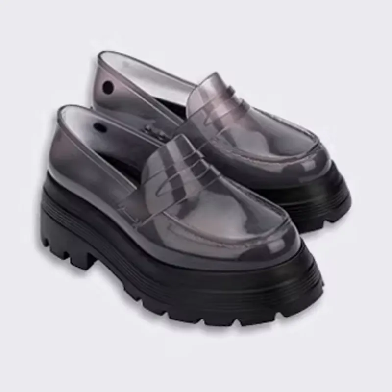 MELISSA Loafers Women's Black Gray Color-2
