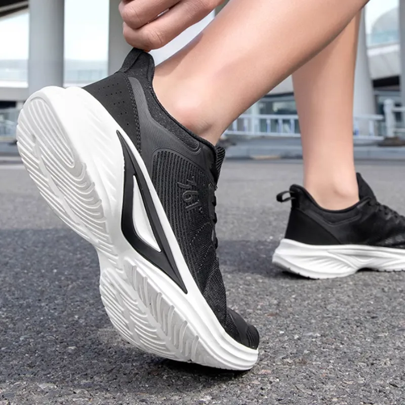 361° Durable Breathable Lightweight Low Top Sprint Running Shoes Men's Black-3