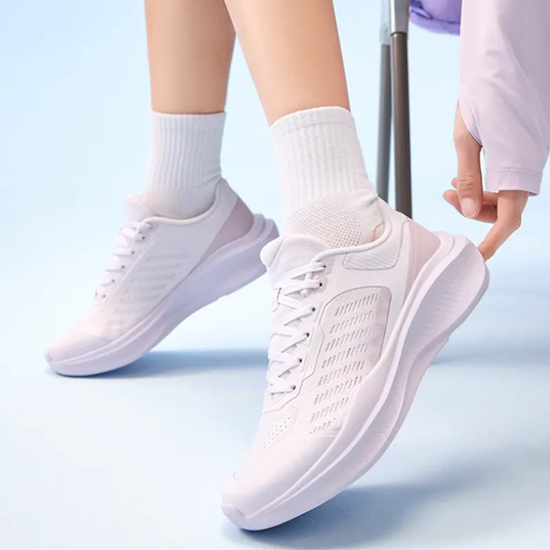 Anta Variety Training Collection Cushioning Abrasion Resistant Breathable Low Top Training Shoes Women's Purple-2