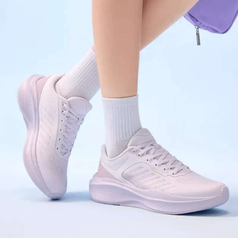Anta Variety Training Collection Cushioning Abrasion Resistant Breathable Low Top Training Shoes Women's Purple-3