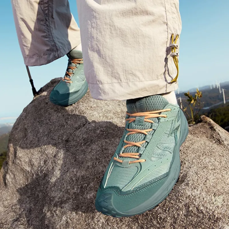 361° Cushioning, Slip Resistant, And Abrasion Resistant Low Top Casual Trail Running Shoes Men's Green-3