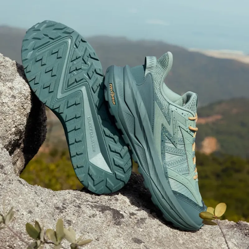 361° Cushioning, Slip Resistant, And Abrasion Resistant Low Top Casual Trail Running Shoes Men's Green-1