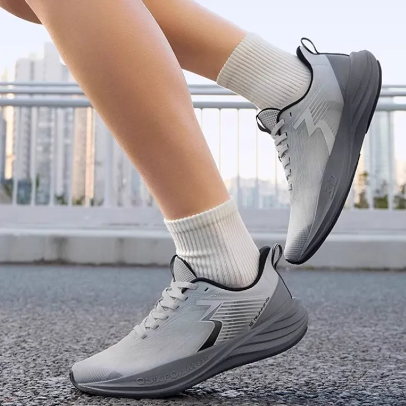 361° Speed Surge Lite SE Anti Slip Wear Resistant Low Top Casual Sprint Running Shoes Men's Gray-2
