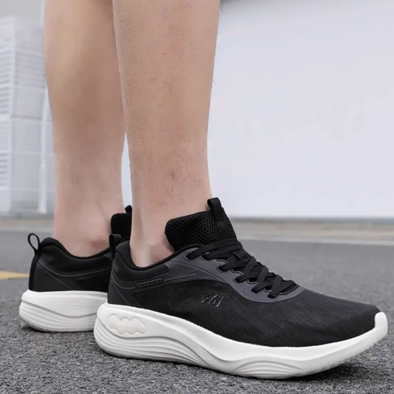 361° Abrasion Resistant, Breathable, Lightweight Low Top Training Running Shoes Men's Black-3